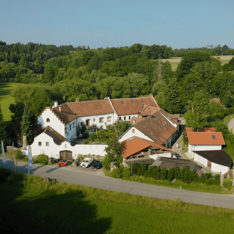Seminarzentrum El Molino aus der Luft